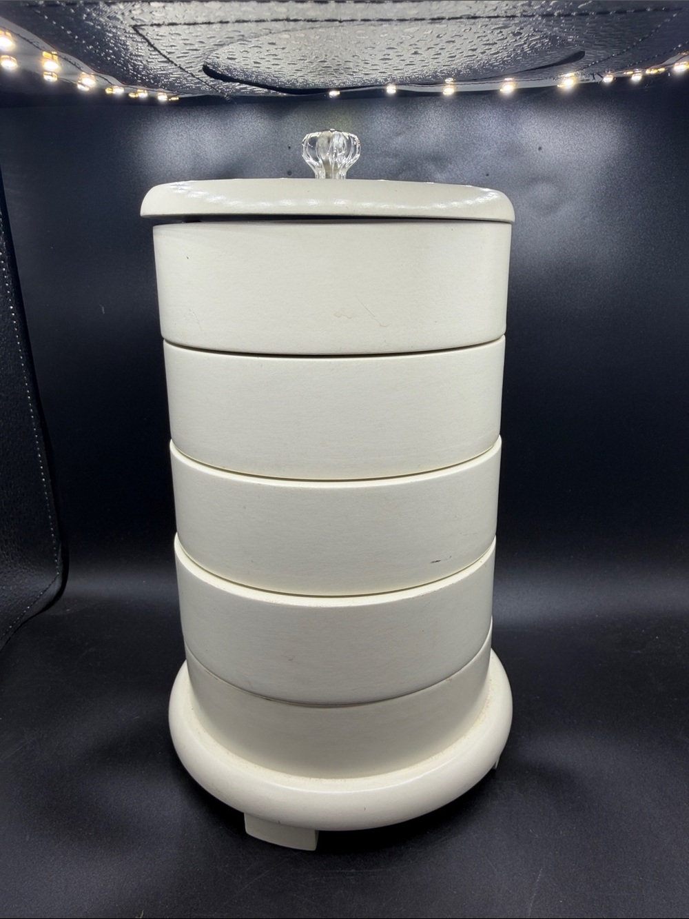 Pottery Barn Swivel Jewelry Box